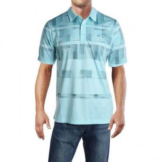 Attack Life by Greg Norman Mens Polo Shirt -Mint Green