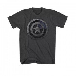 Marvel Captain America T-Shirt Charcoal Heather