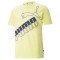 Puma Amplified Big Logo T-Shirt - Light Yellow