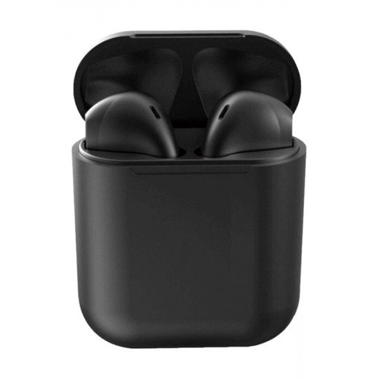 Inpods12 TWS Wireless In-Ear Earphones With Charging Box Black